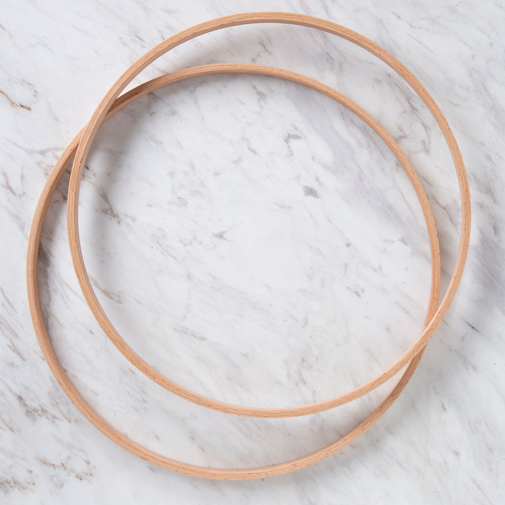 Nurge 16 mm Beech Wood Embroidery Hoop - No.8