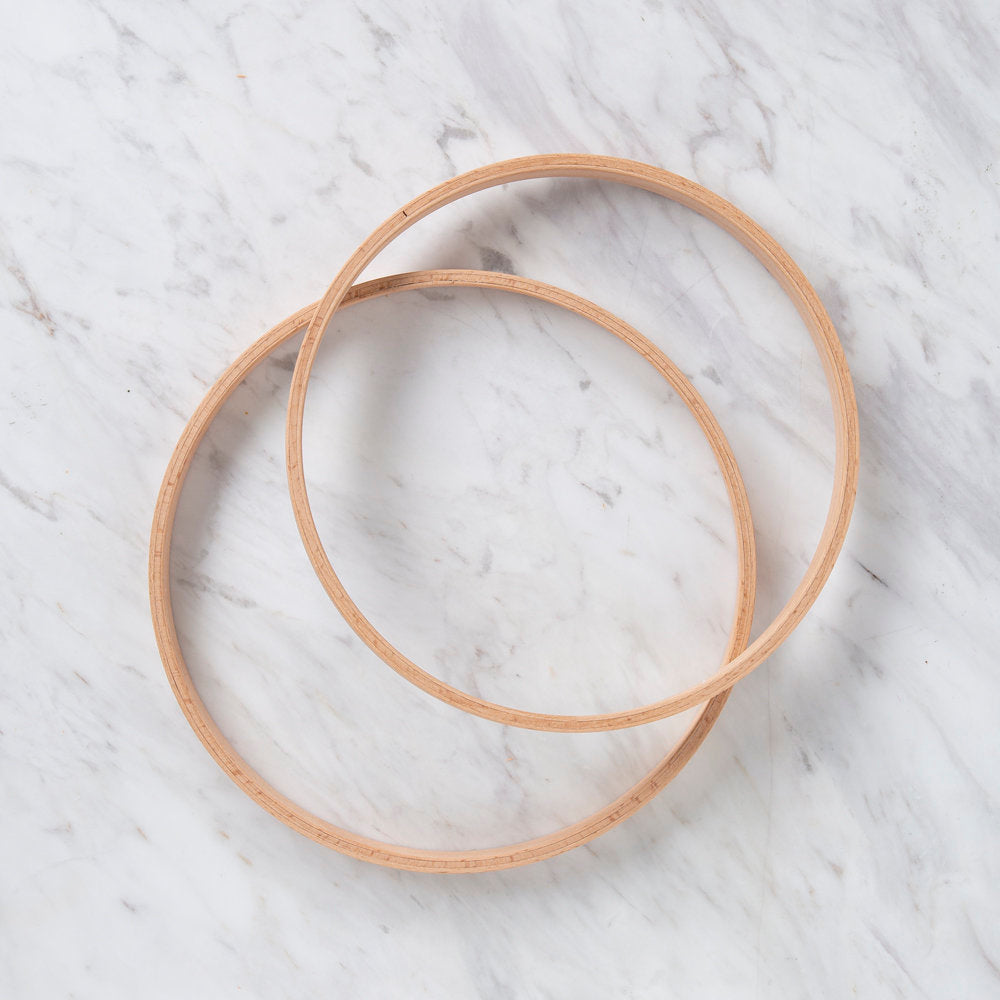 Nurge 16 mm Beech Wood Embroidery Hoop - No.4