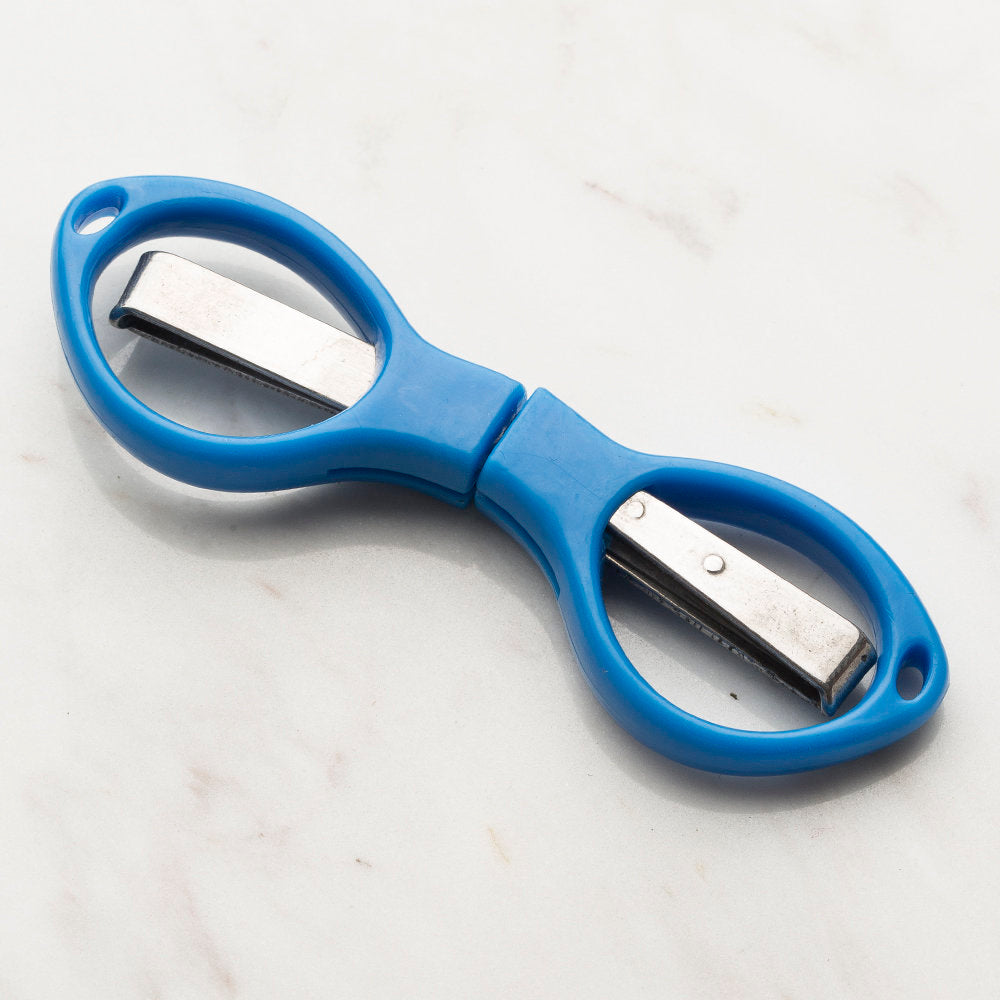 Loren Folding Scissors, Blue