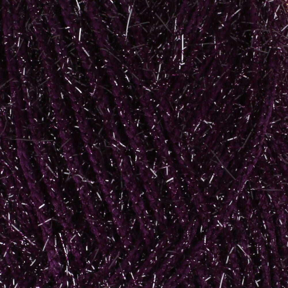 Loren Silver Knitting Yarn, Aubergine - RS0109