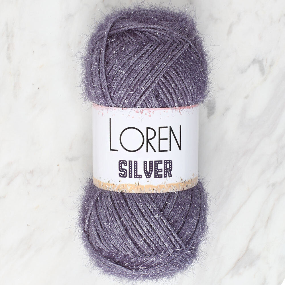 Loren Silver Knitting Yarn, Antracite - RS0036