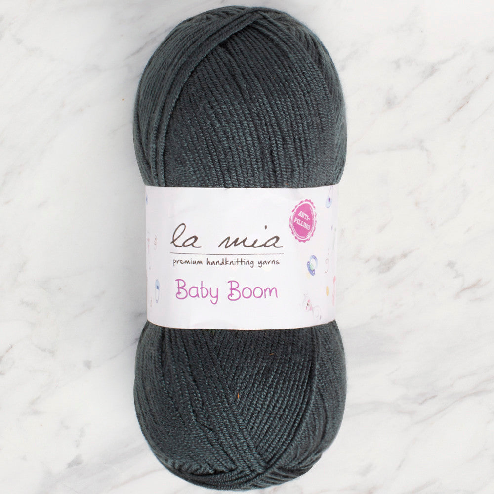 La Mia Baby Boom Yarn, Dark Green - 1480