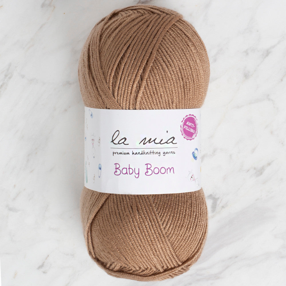 La Mia Baby Boom Yarn, Brown - 1886