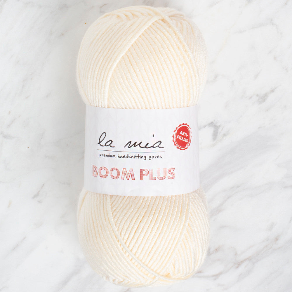 La Mia Boom Plus Yarn, Cream - 25