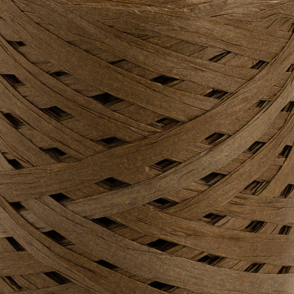 Loren Natural Raffia Paper Yarn, Khaki Green - 80