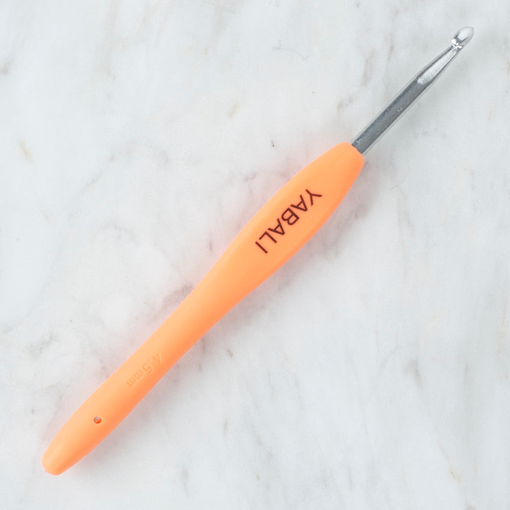 Yabalı 4.5 mm Soft Handle Crochet Hook, Orange - YBL - 323