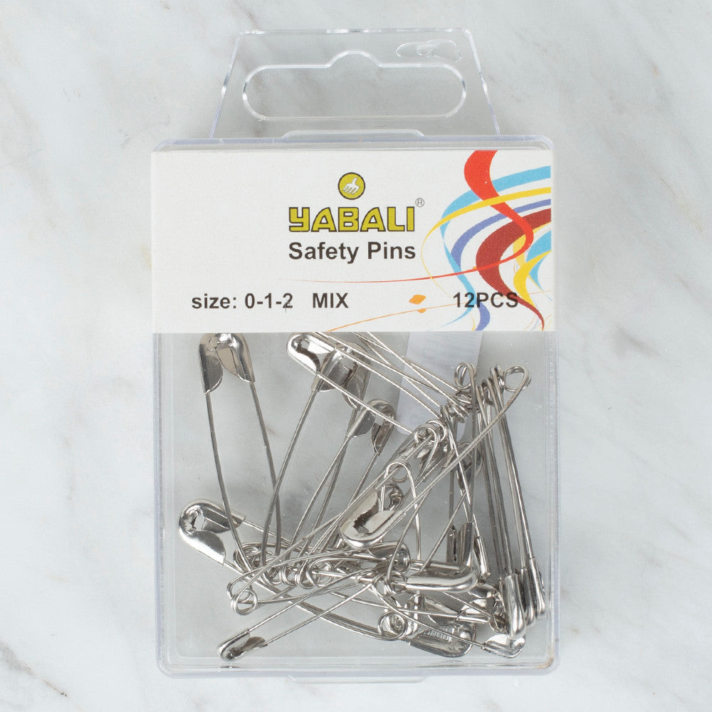 Yabalı Safety Pins 0-1-2 Mix - YBL - 21