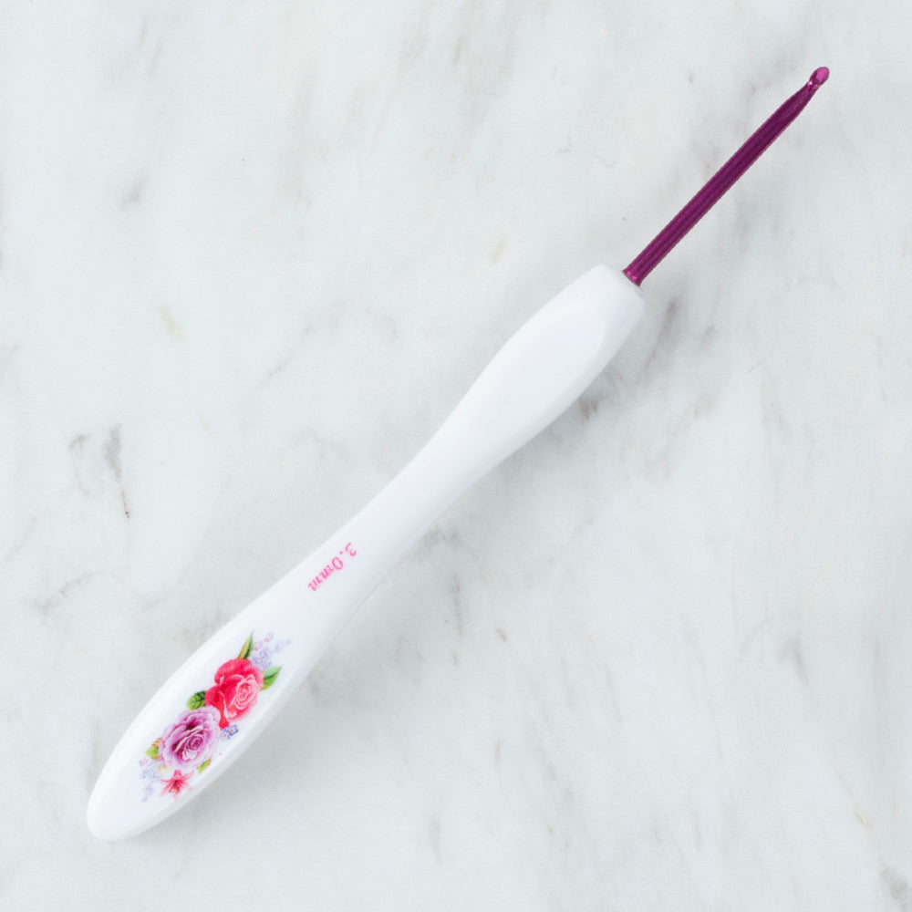 Yabalı 3 mm Plastic Handle Crochet Hook - YBL - 100