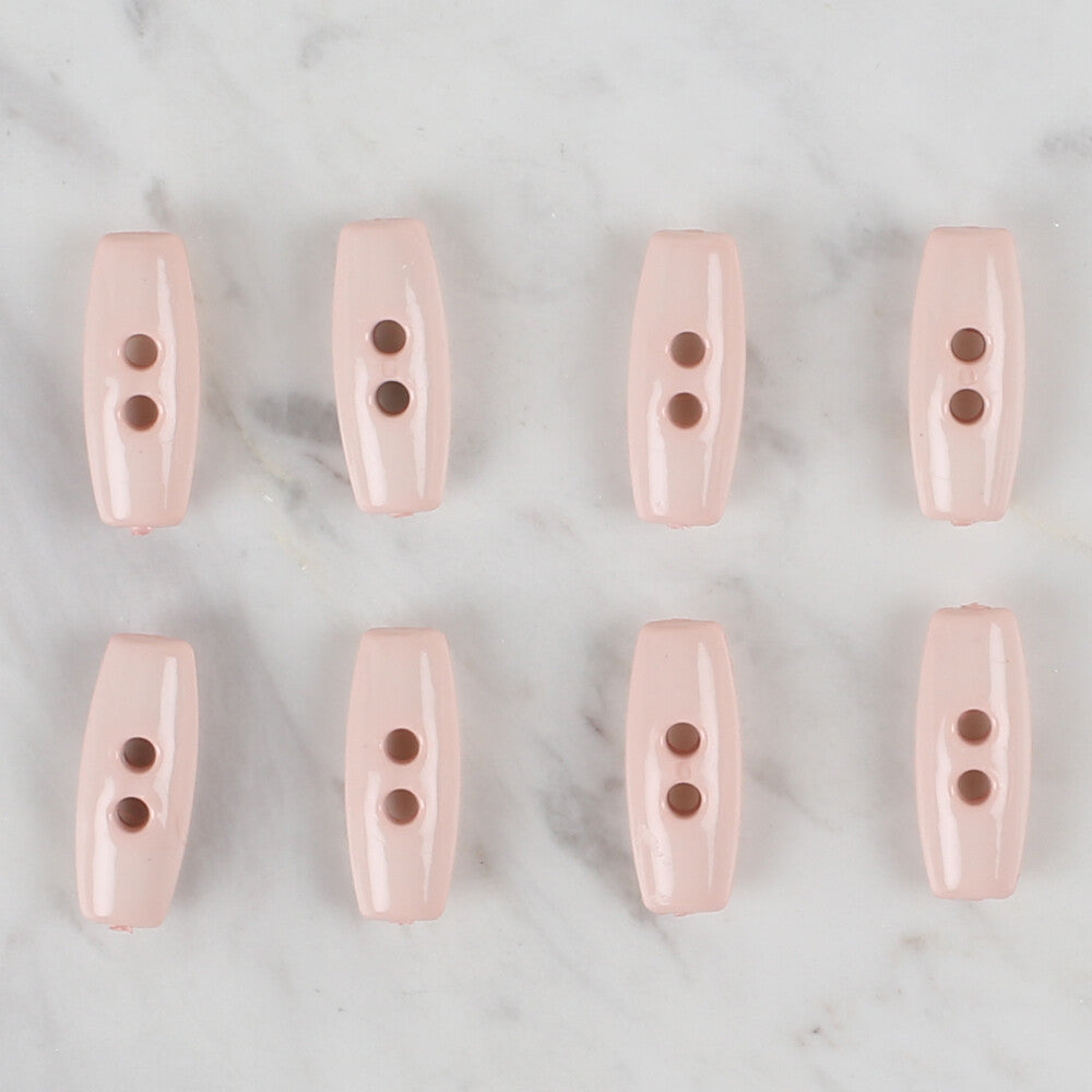 Loren Crafts 8 Pack Shepherd Button, Powder Pink - 70