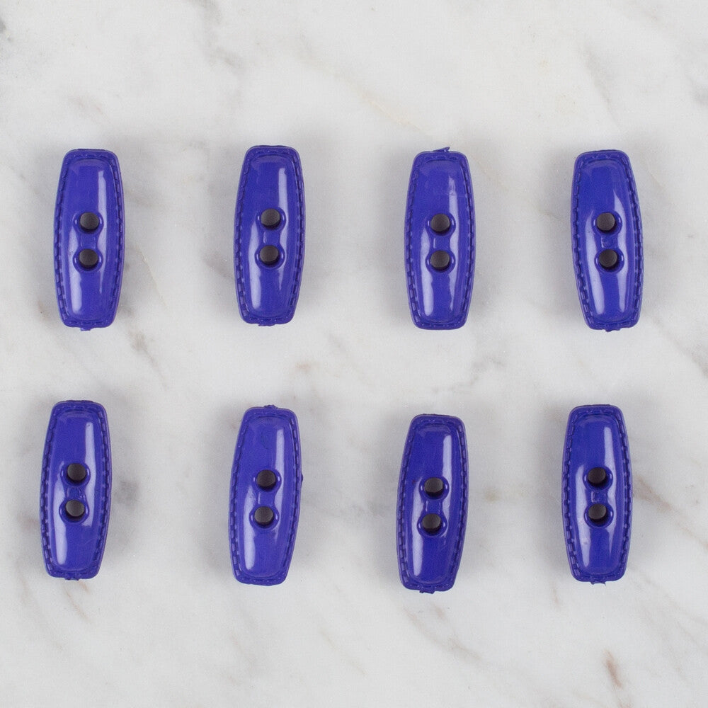 Loren Crafts 8 Pack Shepherd Button, Sax Blue- 88