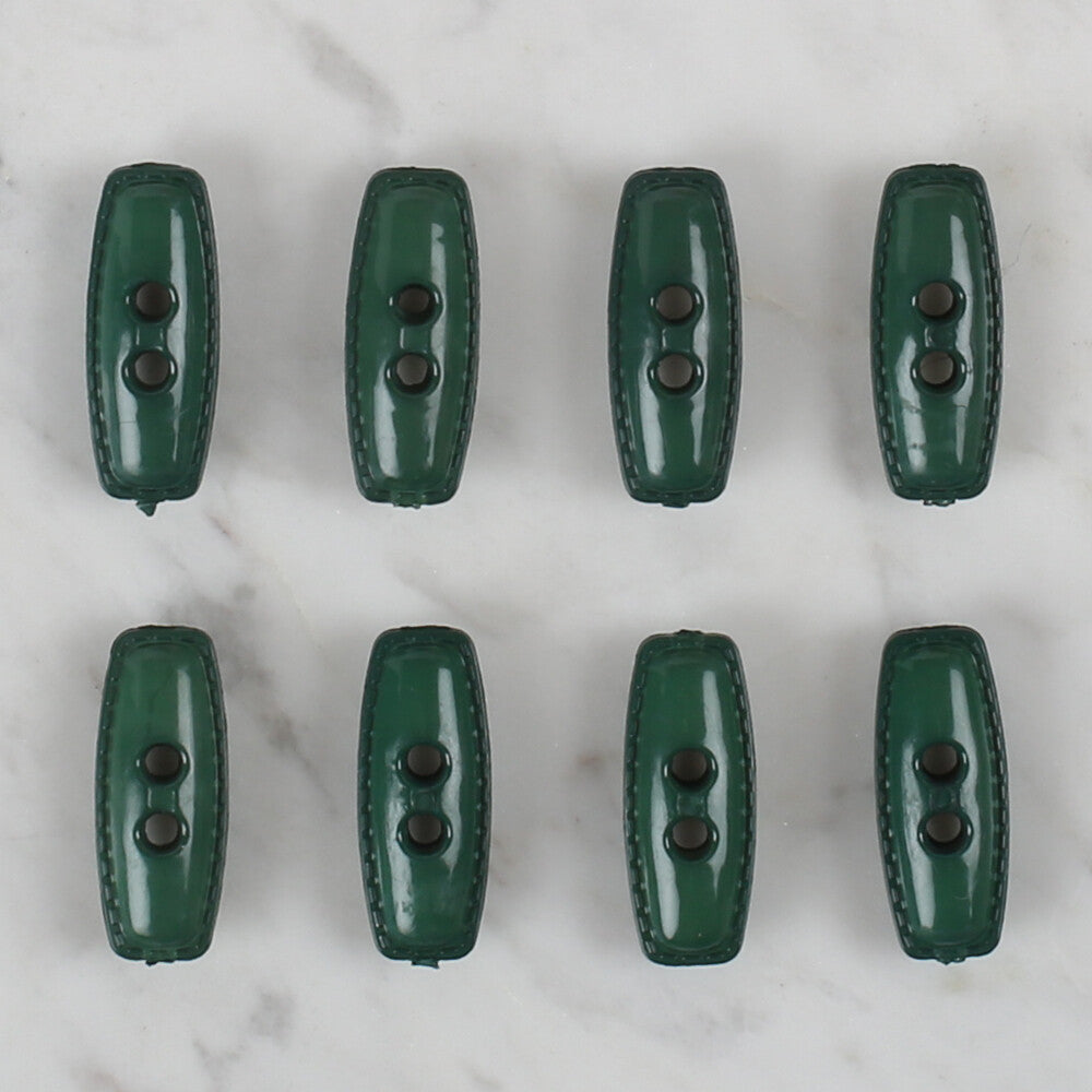 Loren Crafts 8 Pack Shepherd Button, Green - 92