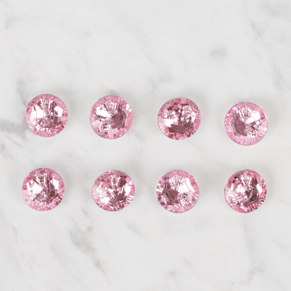 Loren Crafts 8 Pack Shiny Button - 220