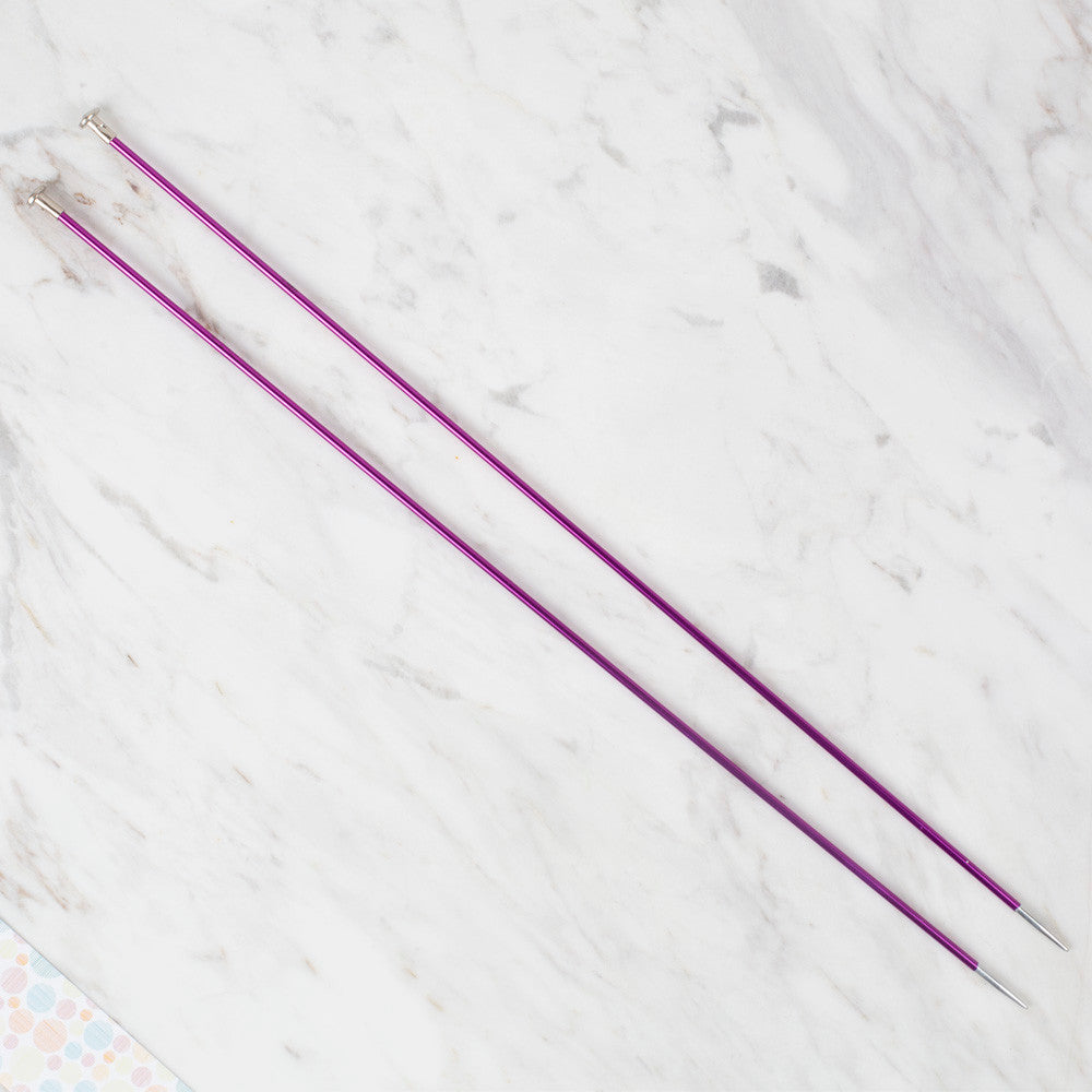 Loren Rythm Knitting Needle, Metal, 3mm, Purple