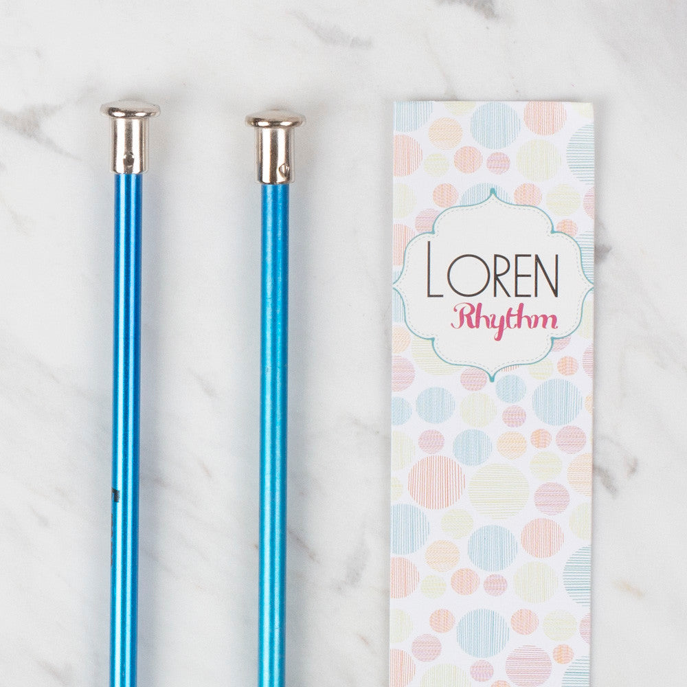 Loren Rythm Knitting Needle, Metal, 5mm, Blue