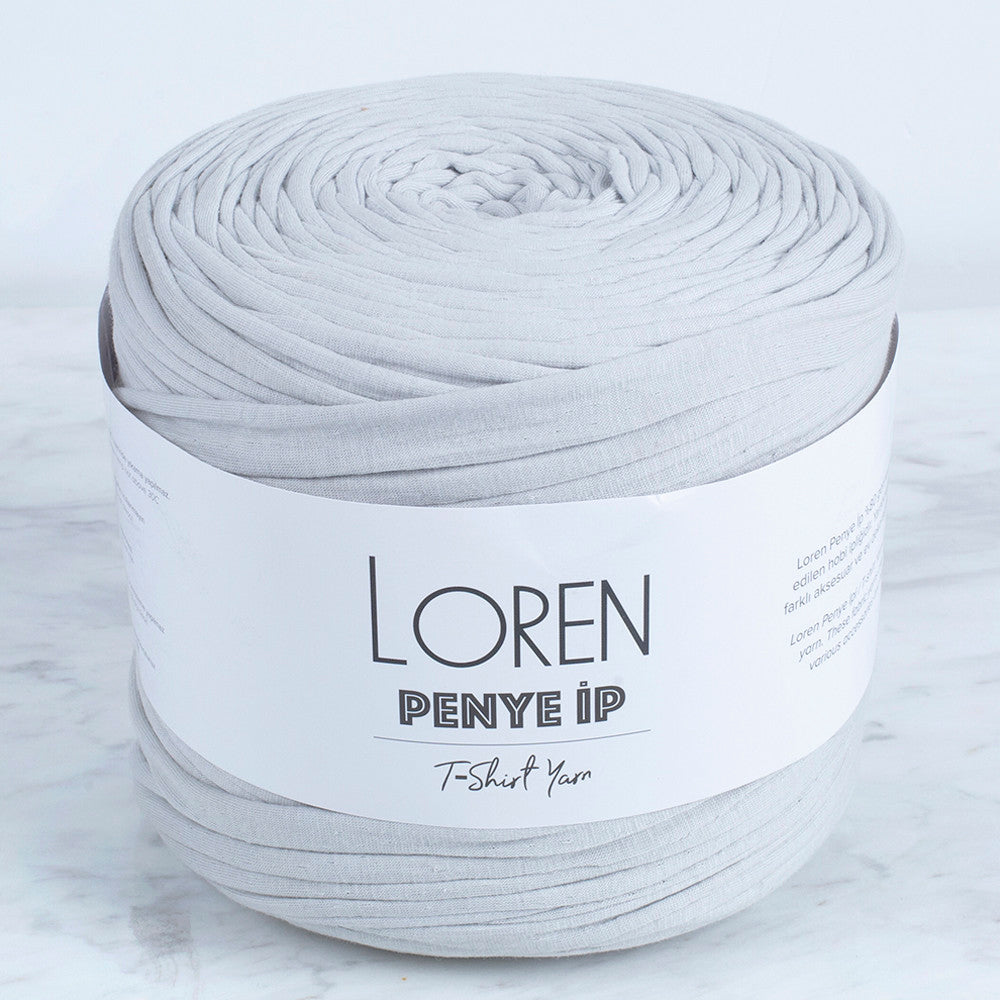 Loren T-Shirt Yarn, Light Grey - 24