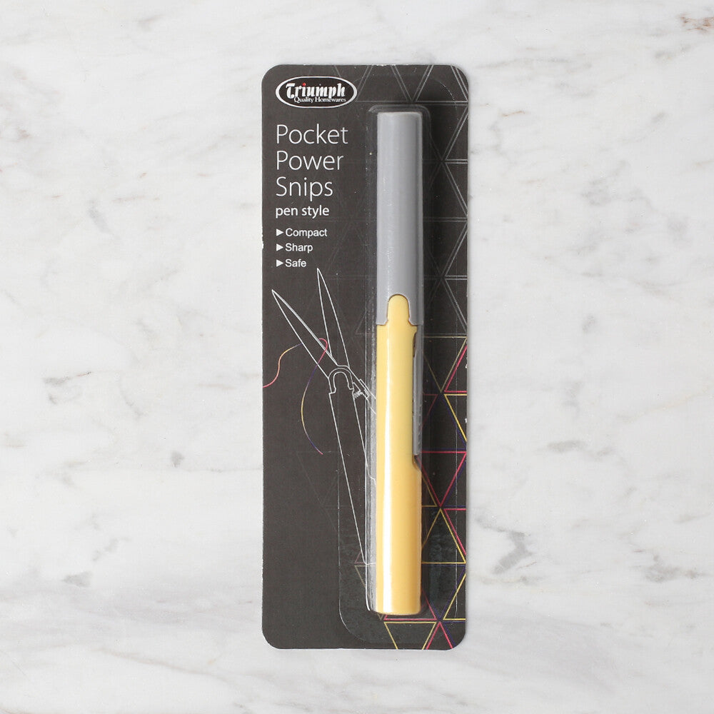 Loren Pocket Power Snips Pen Style, Yellow - B4841