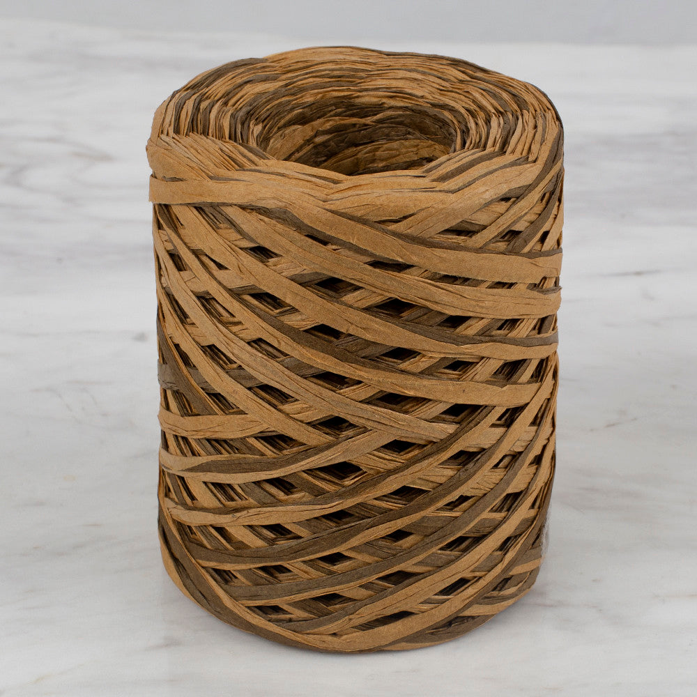 Loren Natural Raffia Paper Yarn, Variegated, 50 gr