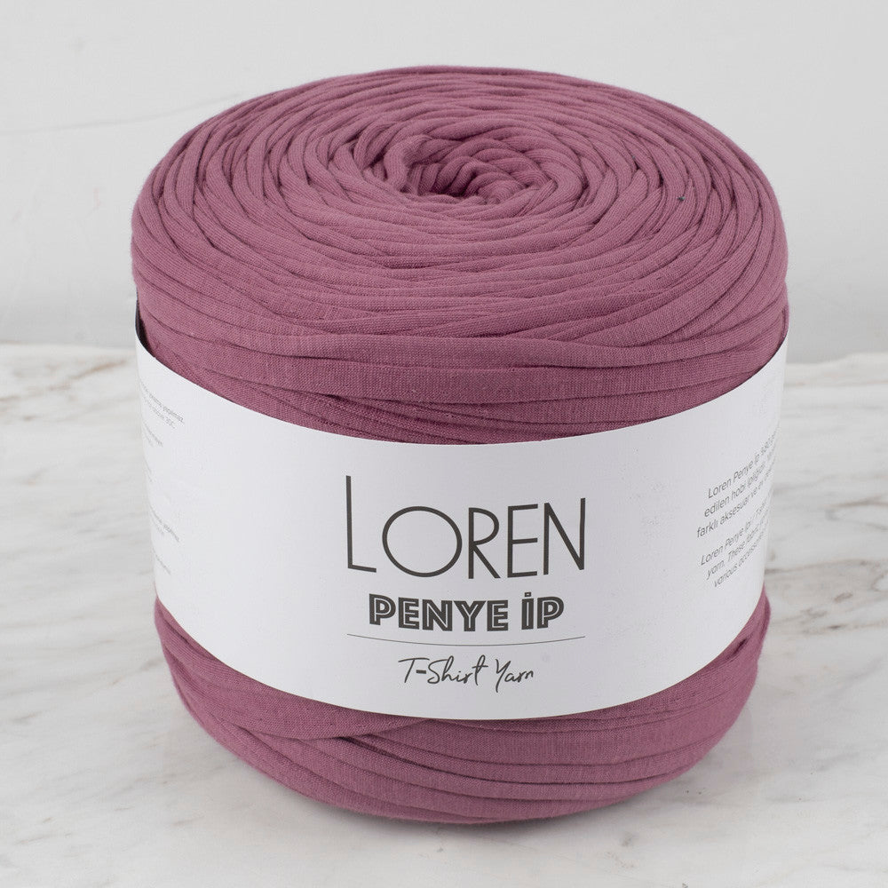 Loren T-Shirt Yarn, Dusty Rose - 88