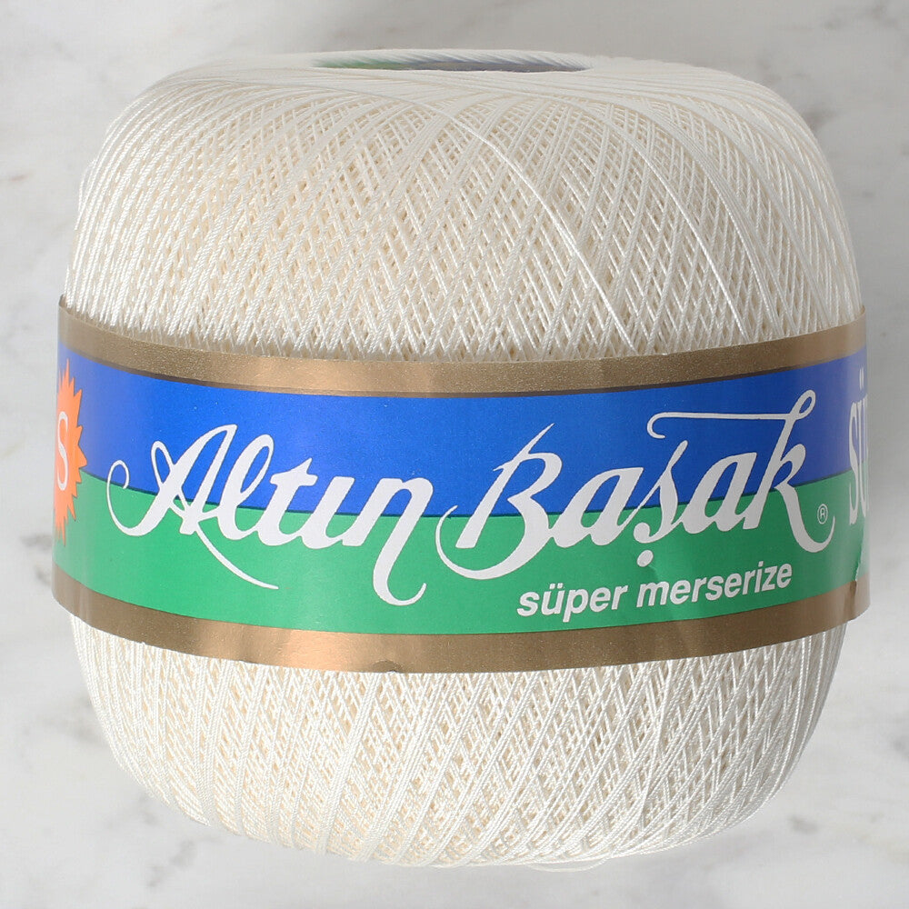 Altınbaşak Süper No:70 Lace Thread Ball, Cream