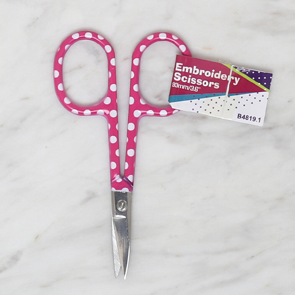 Loren Patterned Scissors, Pink - B4819.1