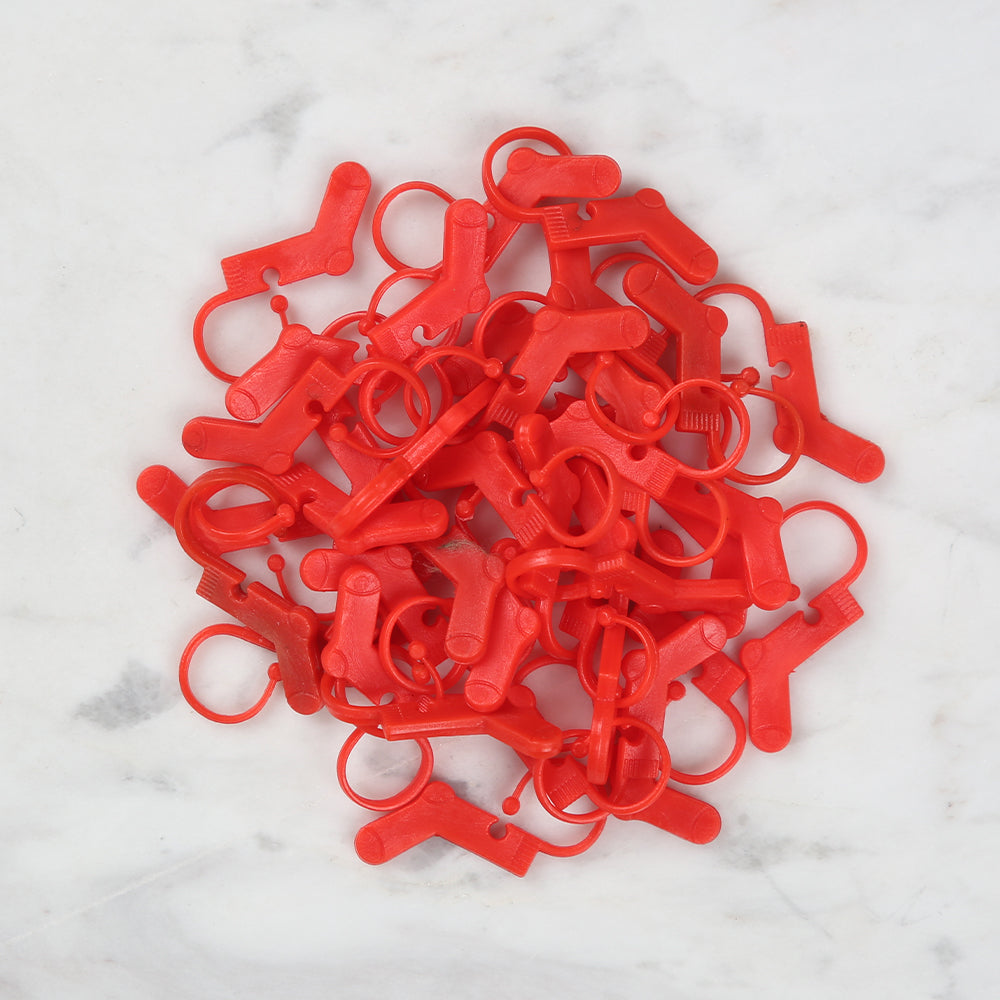 Nas 40 pcs Socks Shaped Stitch Markers