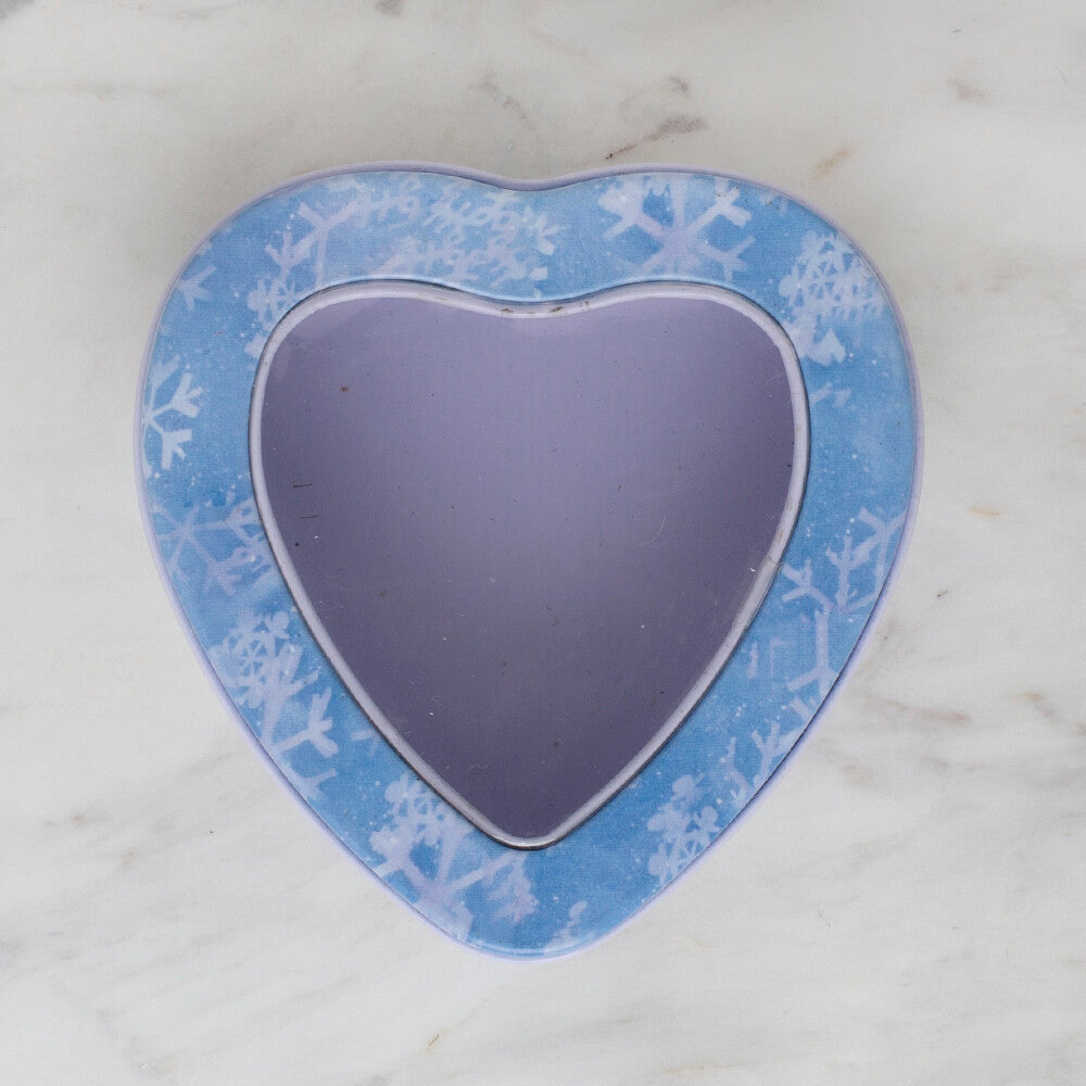 Loren Transparent Heart Shaped Small Size Tin Box