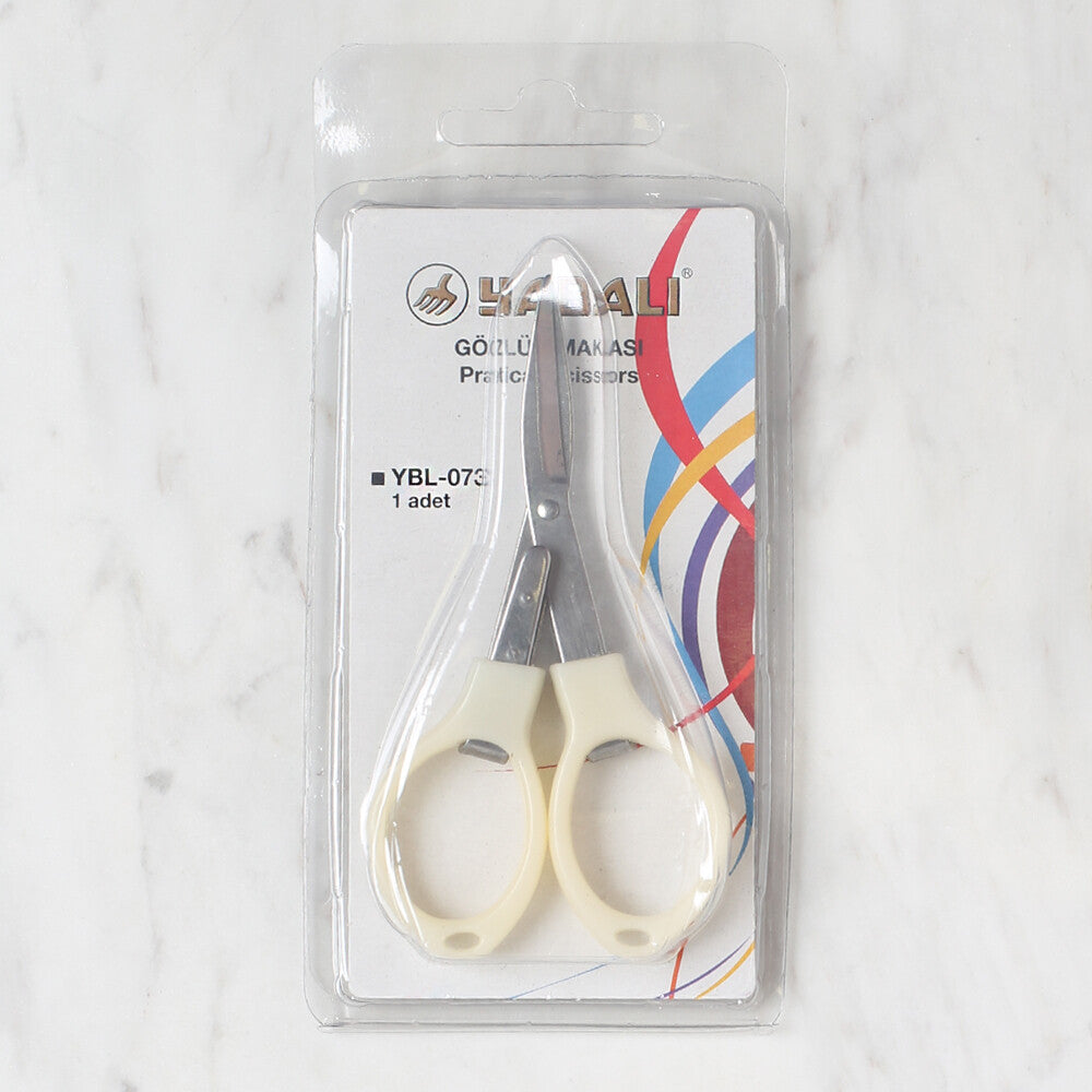 Yabalı Folding Scissors, Cream