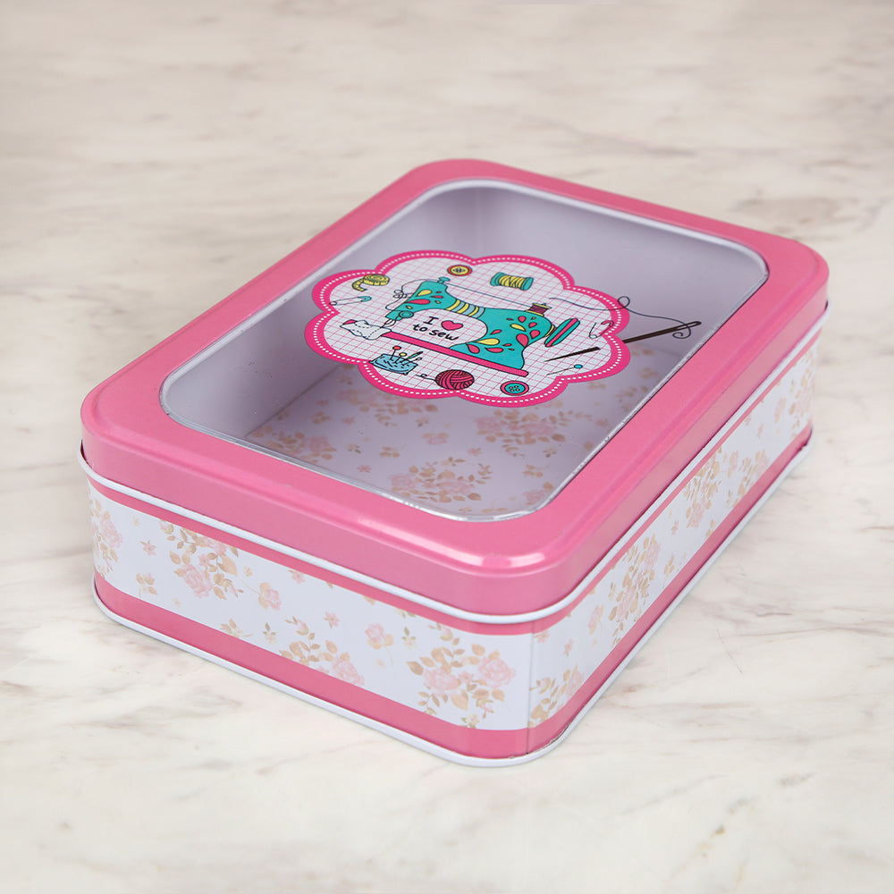 Nas Metal Storage Box - Pink