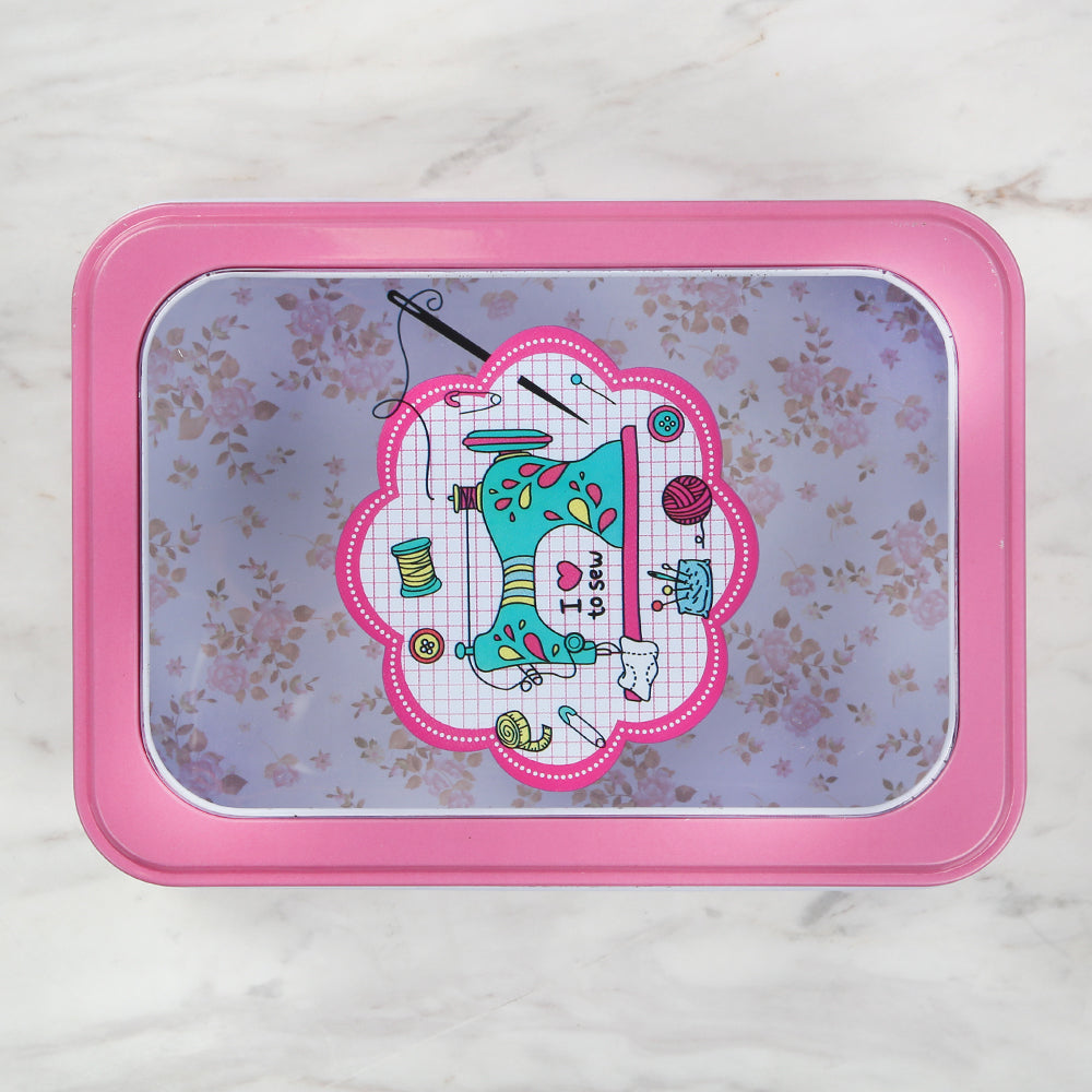 Nas Metal Storage Box - Pink