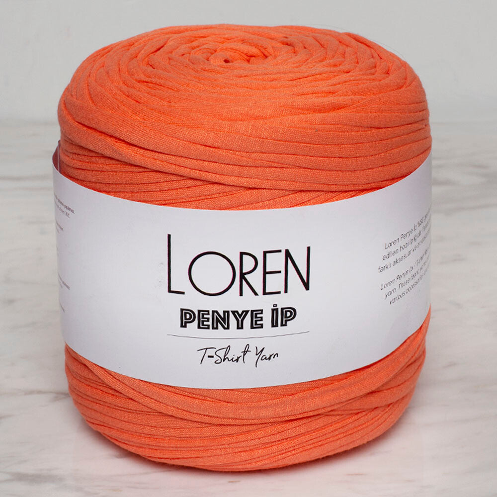 Loren T-Shirt Yarn, Pinkish Orange - 60