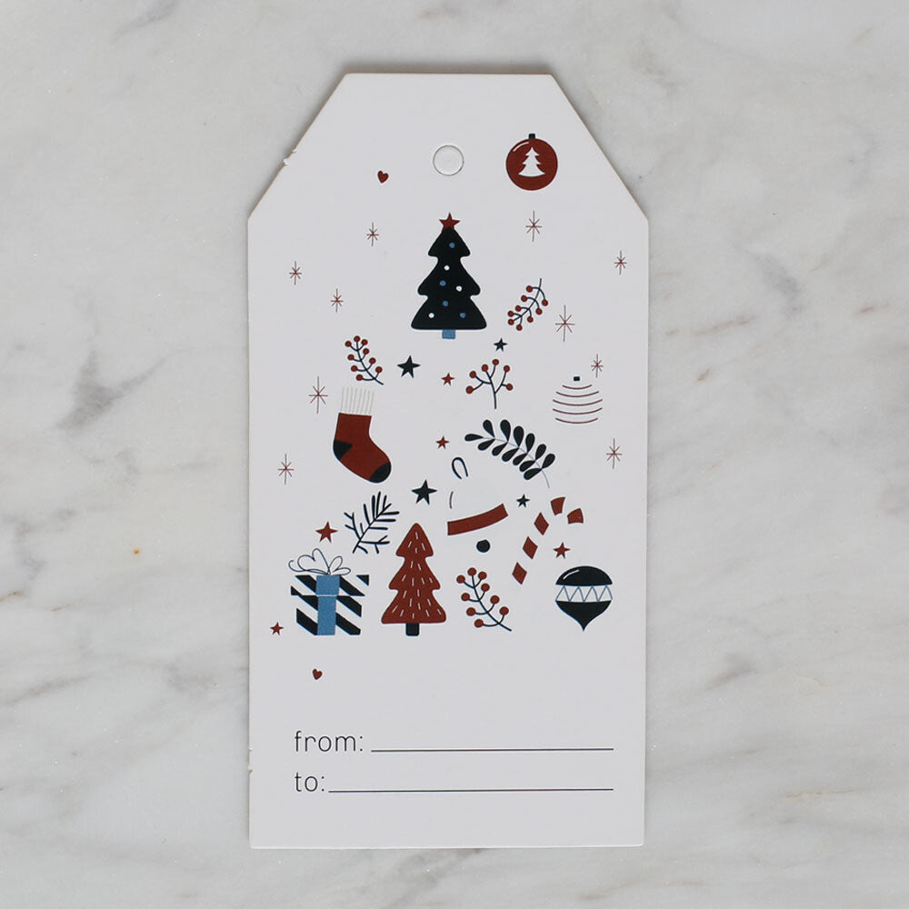 Loren Crafts 4 pcs Happy New Year Card