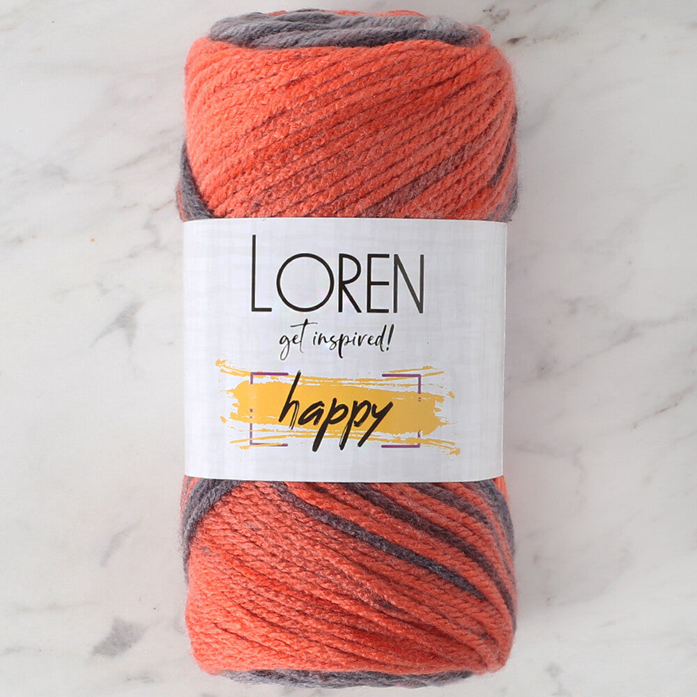Loren Happy Knitting Yarn, Variegated - RH008