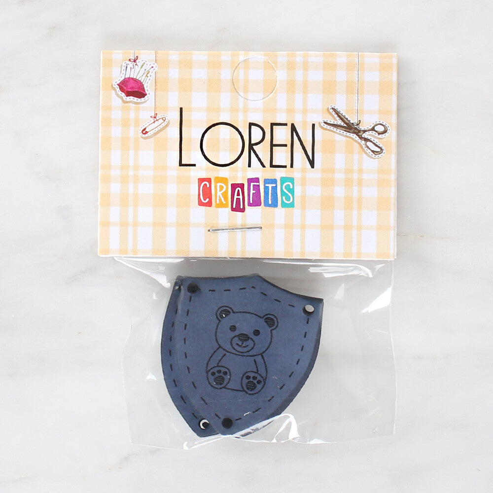 Loren Handmade Leather Button - 1503