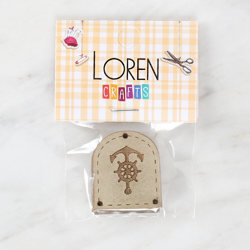 Loren Handmade Leather Button - 1507
