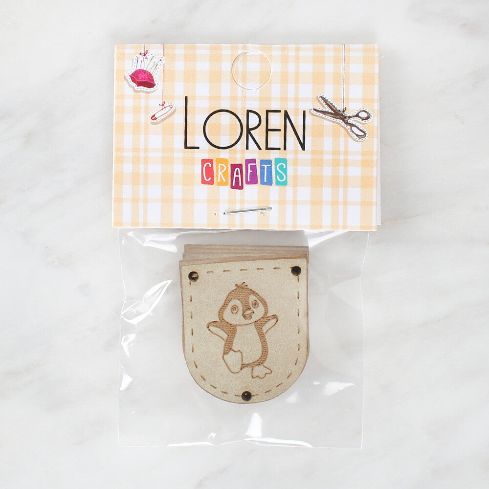 Loren Handmade Leather Button - 1531