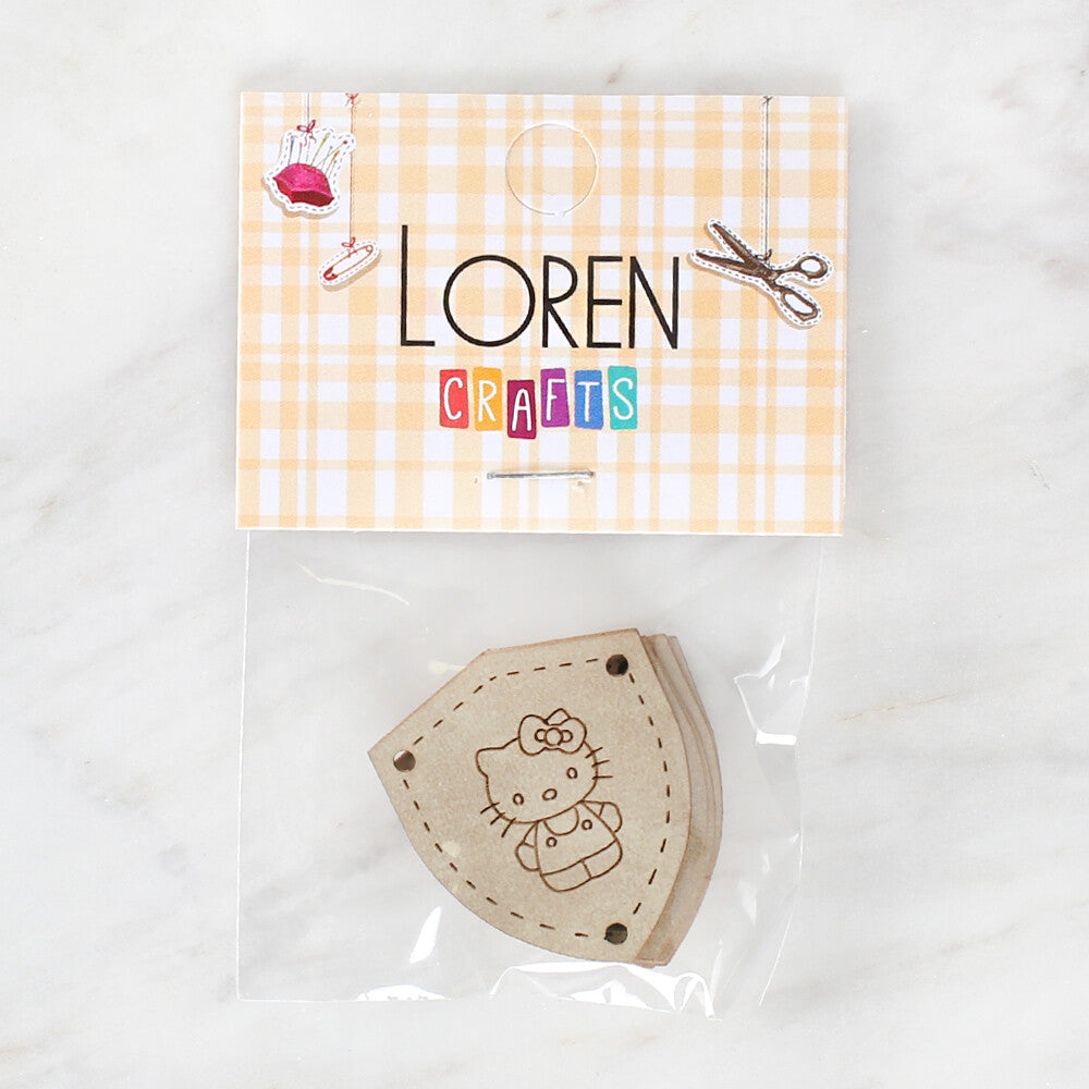 Loren Handmade Leather Button - 1535