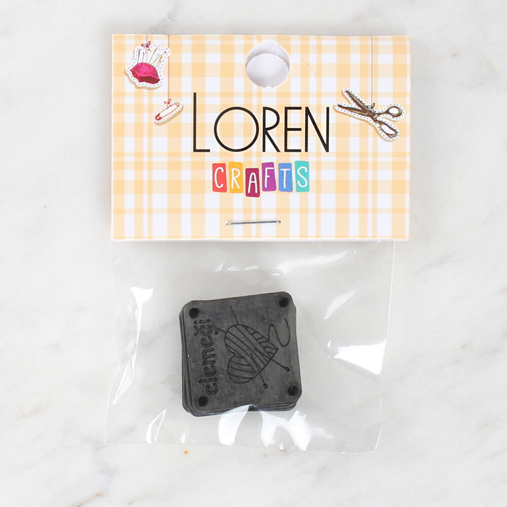 Loren Crafts 5 Pcs Figured Leather Badge - 1568