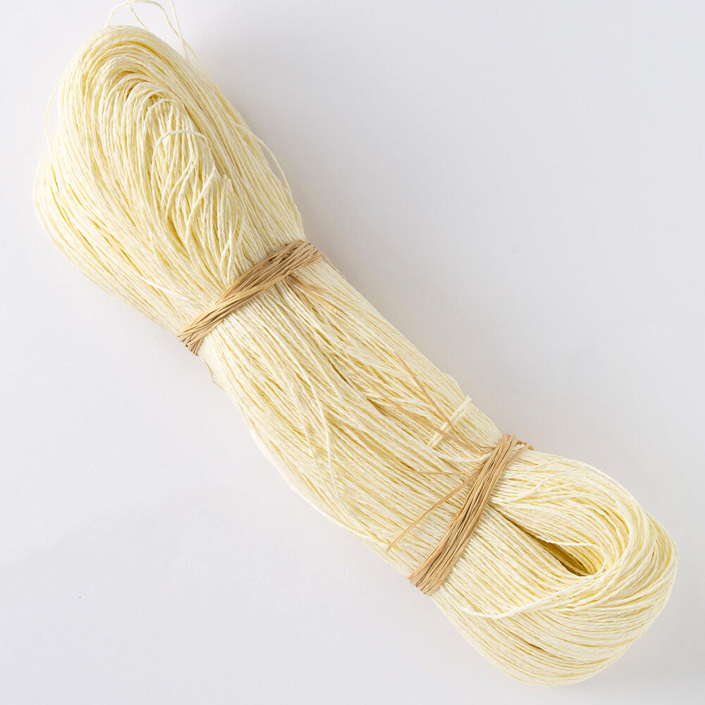 Akçaylar 450-500g Paper Yarn, Light Yellow - 008