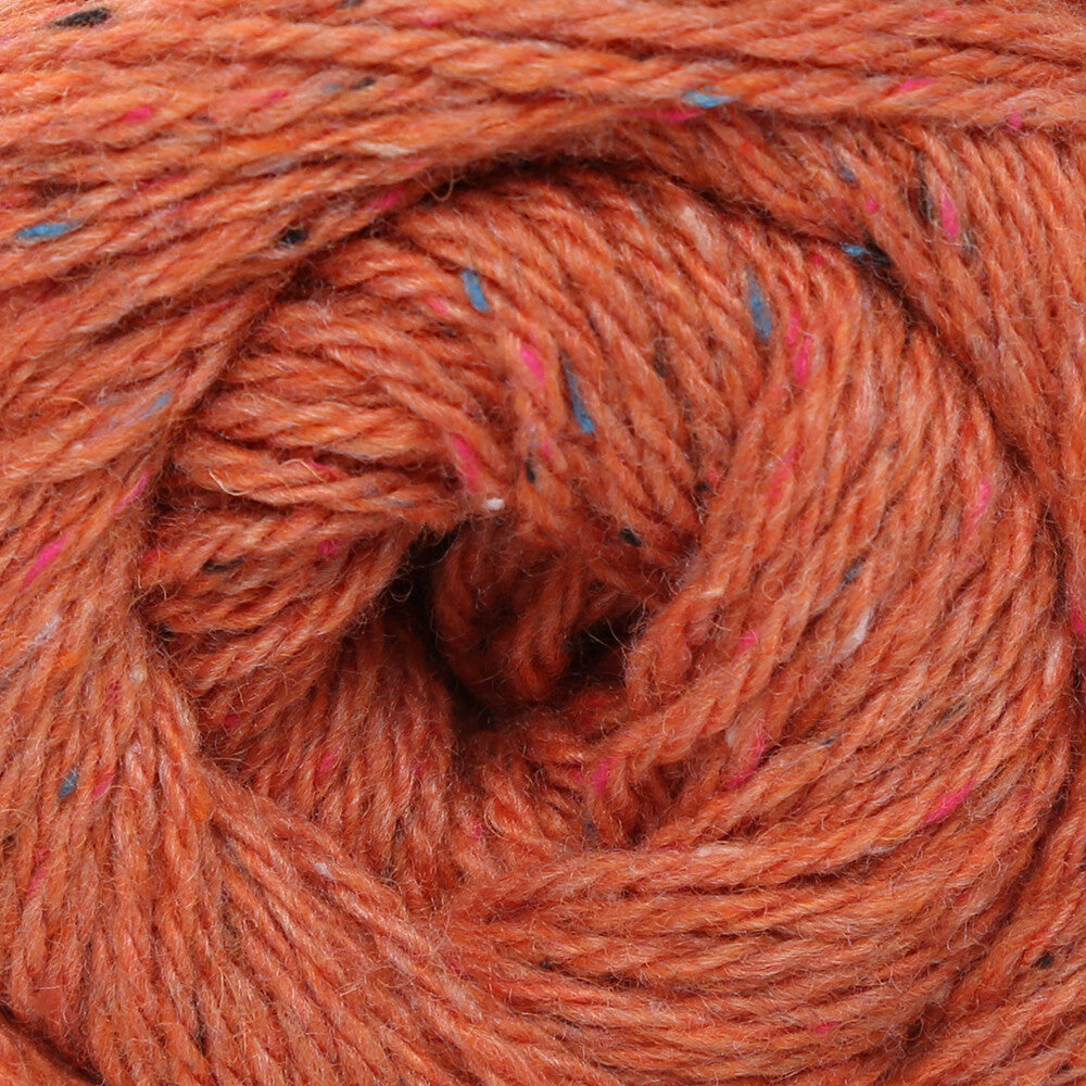La Mia Re-Tweed Melange Yarn, Orange - L144