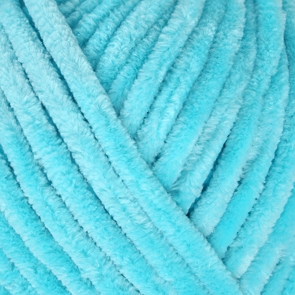 La Mia Mellow Chenille Yarn, Light Blue - 913