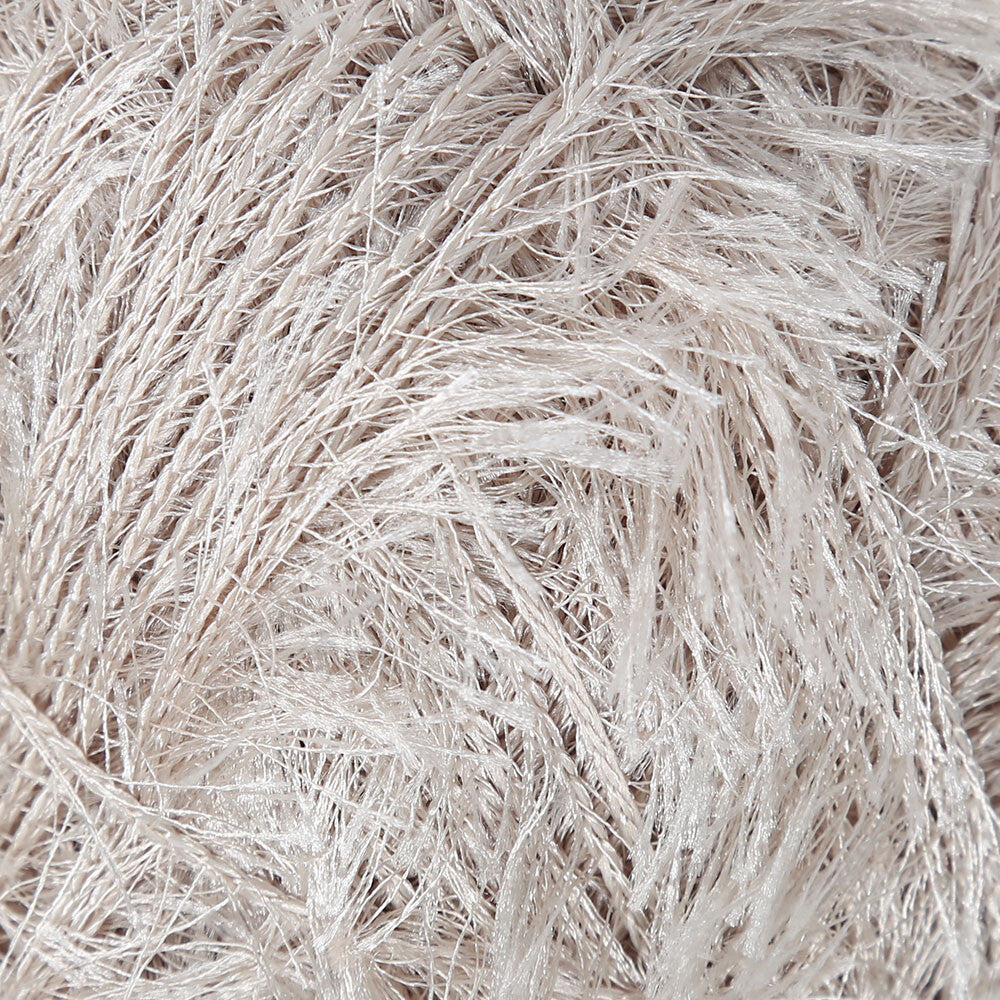 Loren Furry Knitting Yarn, Beige - RF050