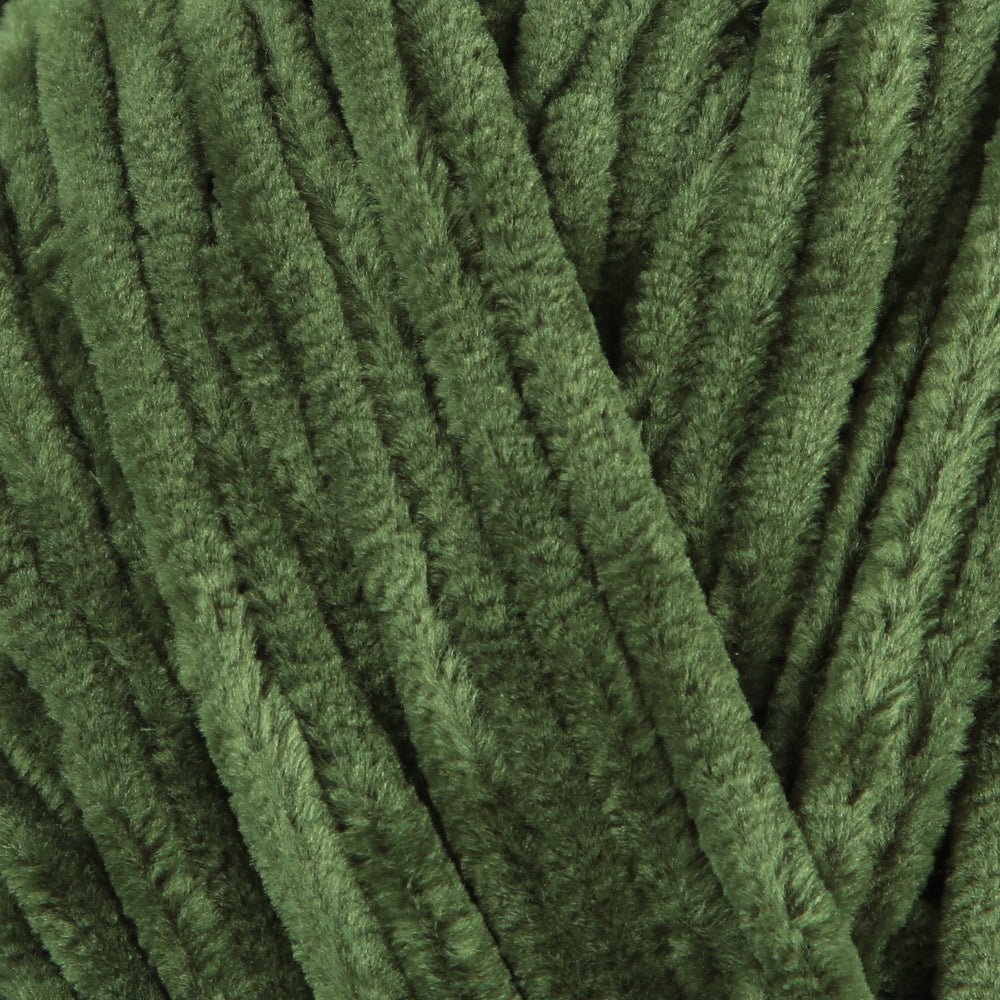 La Mia Mellow Chenille Yarn, Green - 955