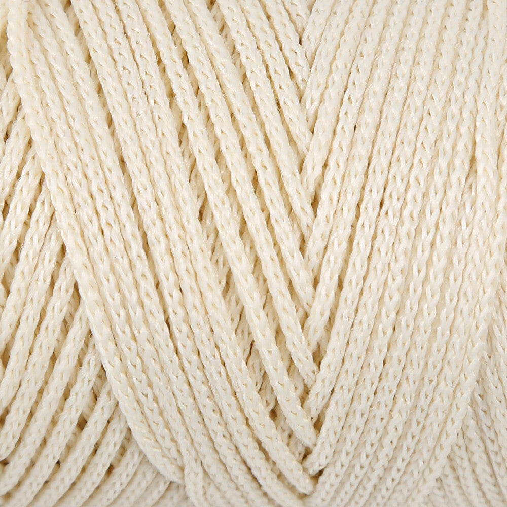 Loren Macrame Knitting Yarn, Cream - RM 016