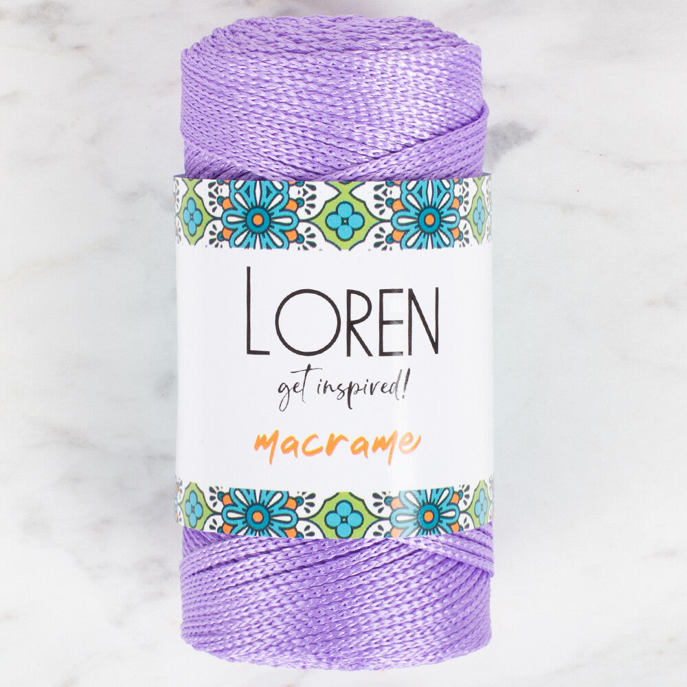 Loren Macrame Knitting Yarn, Lilac - RM 0130