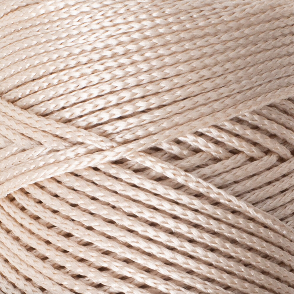 Loren Macrame Knitting Yarn, Beige - RM 030