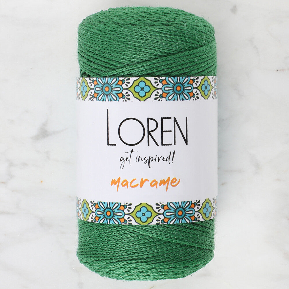 Loren Macrame Knitting Yarn, Green - RM 0172