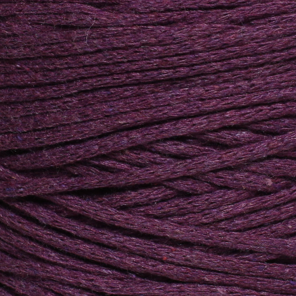 Loren Cotton Macrame Yarn, Aubergine - R093