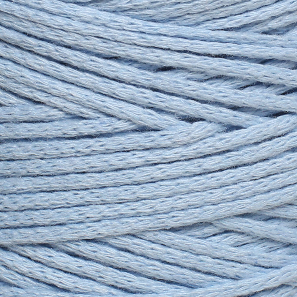 Loren Cotton Macrame Yarn, Baby Blue - R051