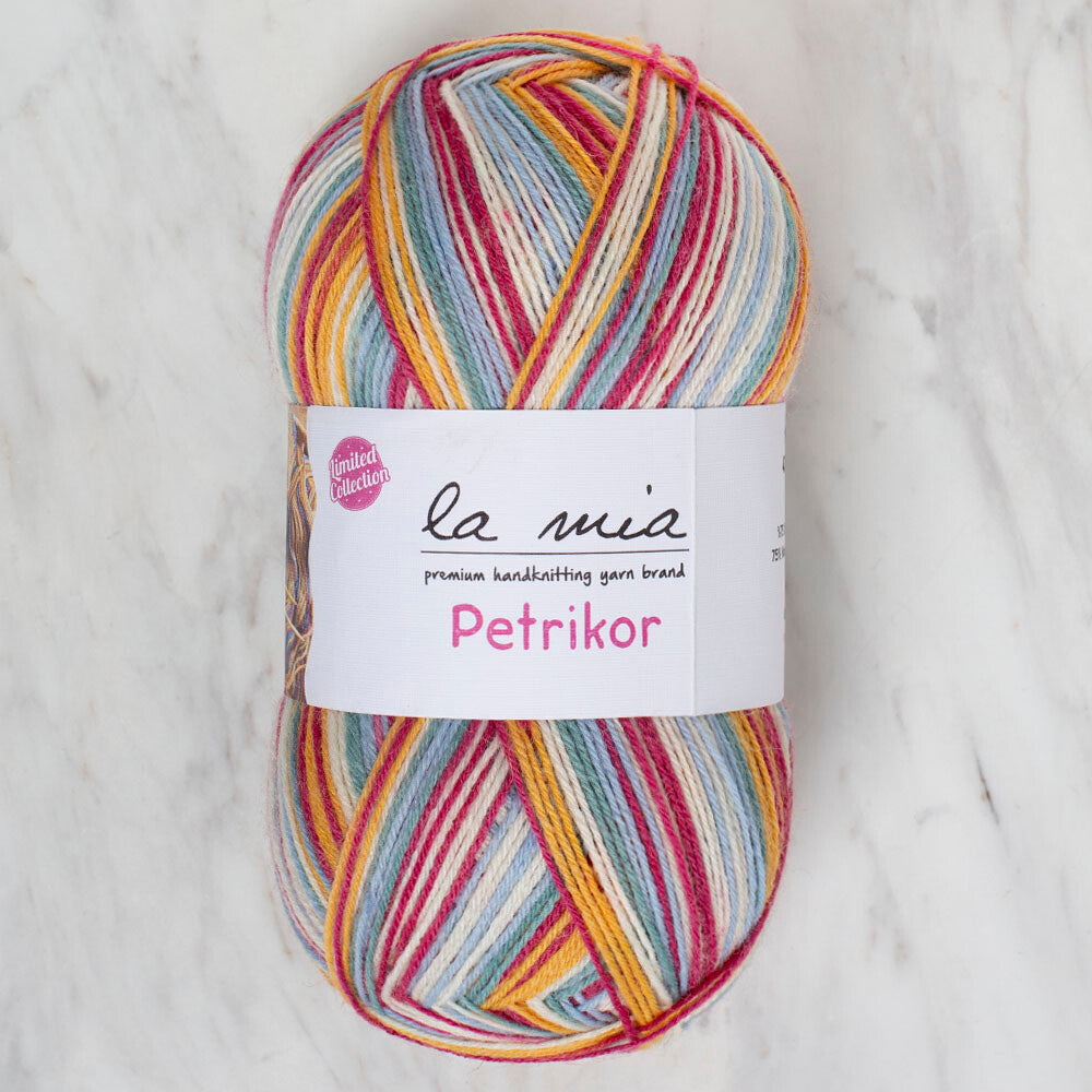 La Mia Petrikor Socks Yarn, Variegated - L07