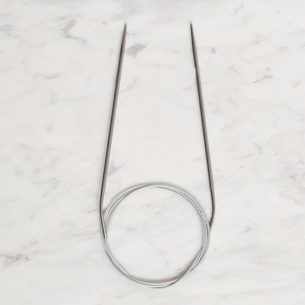 Loren Crafts 3mm 100 cm Steel Circular Knitting Needles